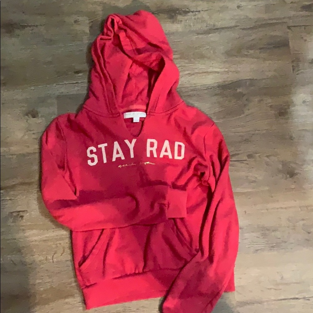 Red Spiritual Gangster hoodie
